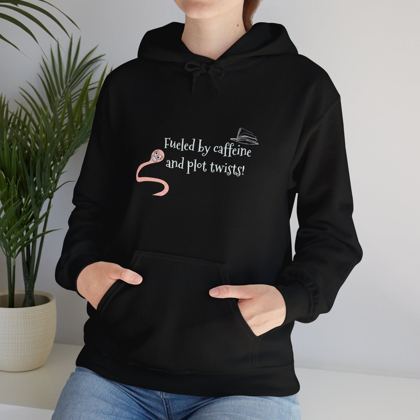 Bookworm Fuel - Unisex Heavy Blend™ Hooded Sweatshirt - Free Shipping