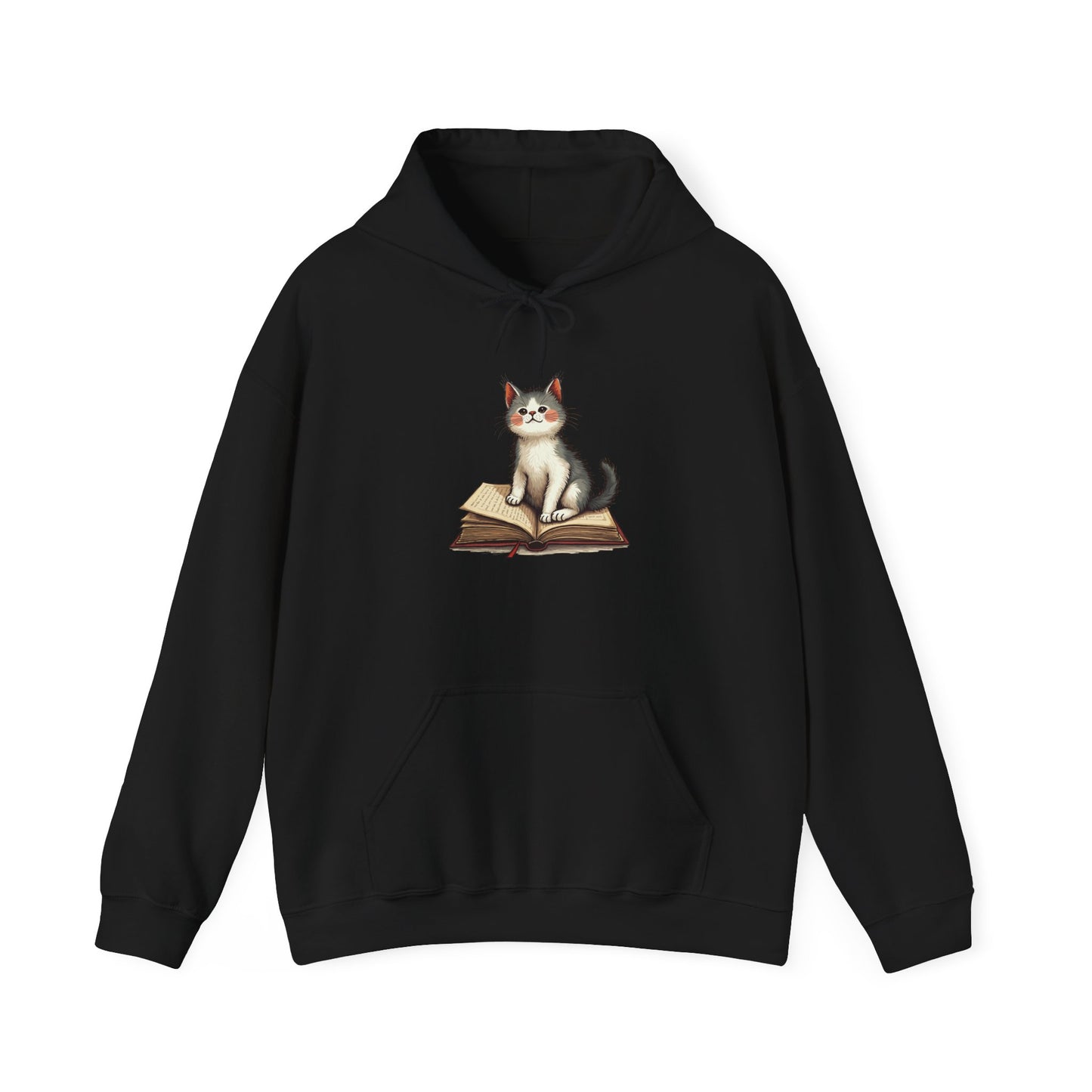 Curious Kitten - Unisex Heavy Blend™ Hooded Sweatshirt - Free Shipping