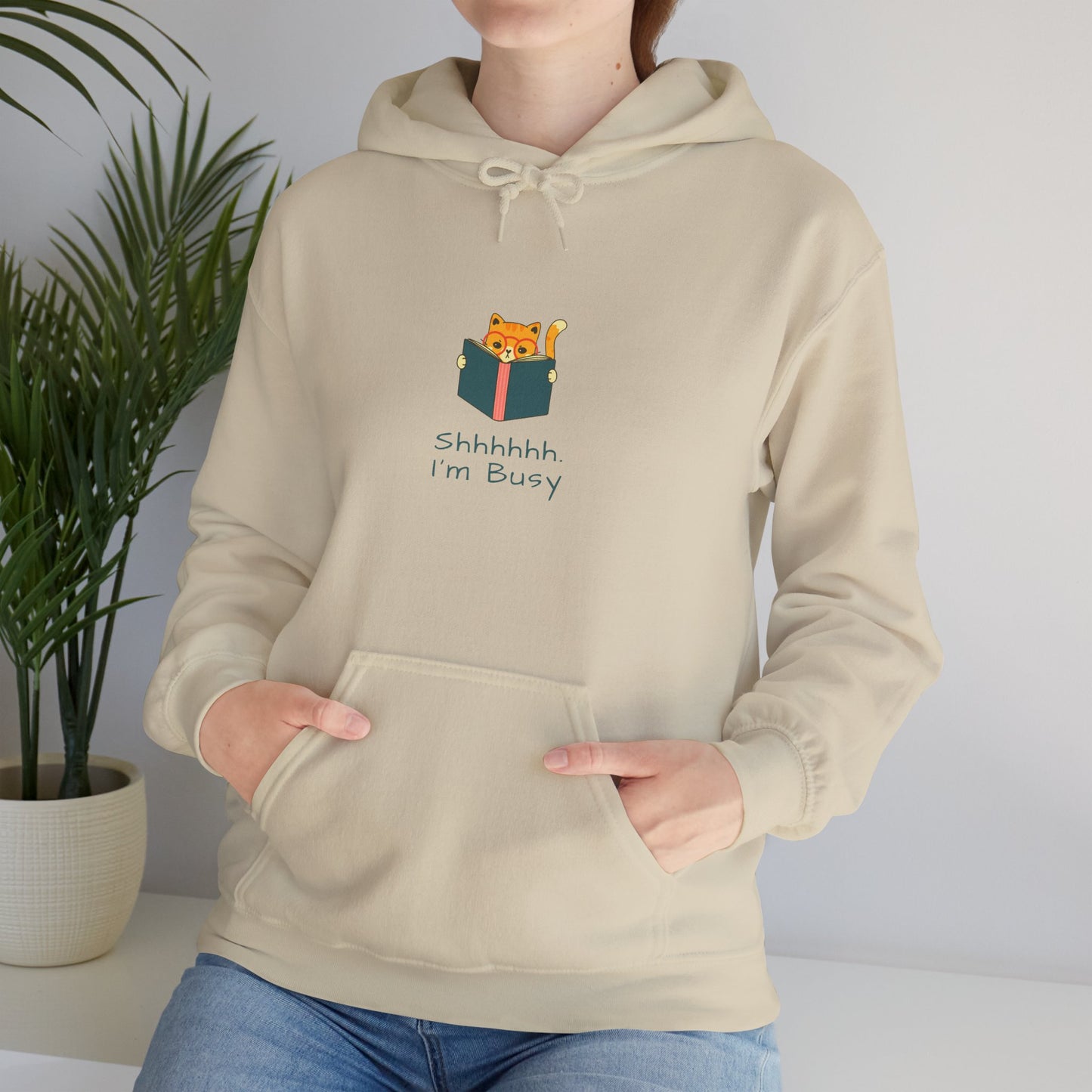 Shhh... I'm Busy - Unisex Heavy Blend™ Hooded Sweatshirt - Free Shipping