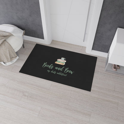 Books and Brew - Heavy Duty Floor Mat - Free Shipping