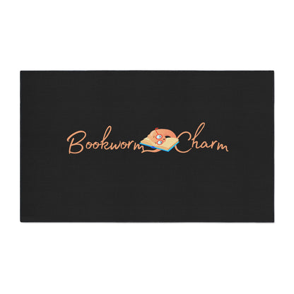 Sleeping Bookworm Charm - Heavy Duty Floor Mat - Free Shipping