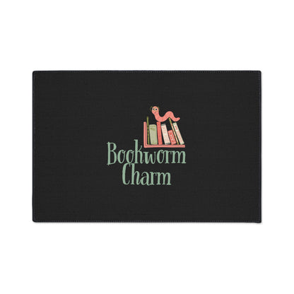 Bookworm Charm - Heavy Duty Floor Mat - Free Shipping