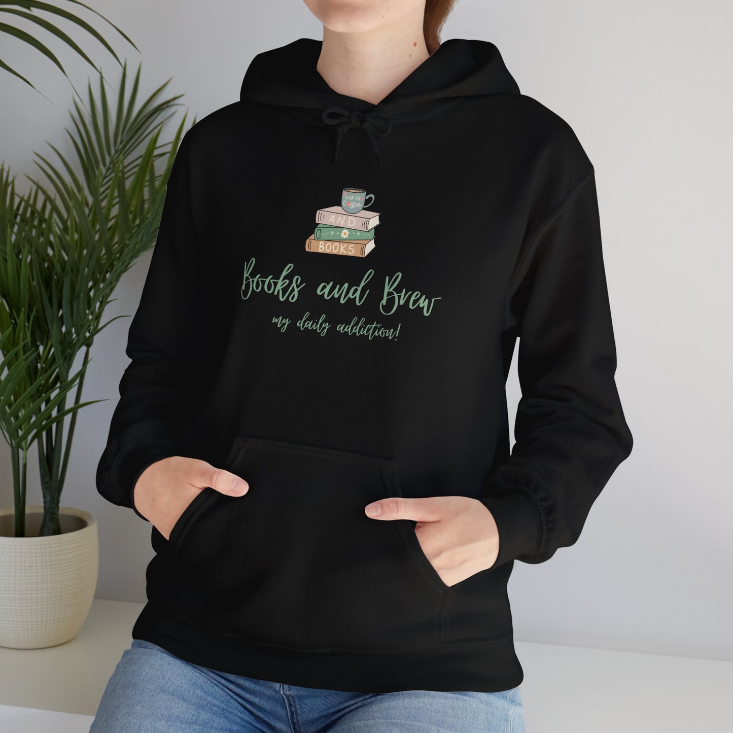 Books and Brew - Unisex Heavy Blend™ Hooded Sweatshirt - Free Shipping