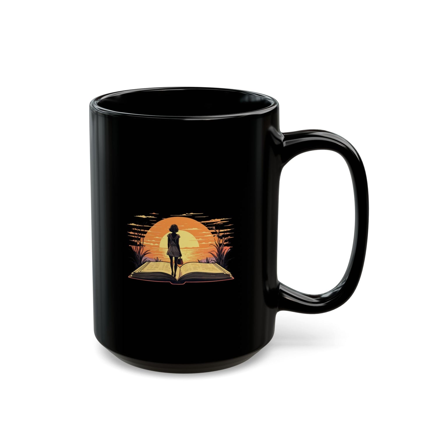 Getting lost for a while - Black Mug (11oz, 15oz)