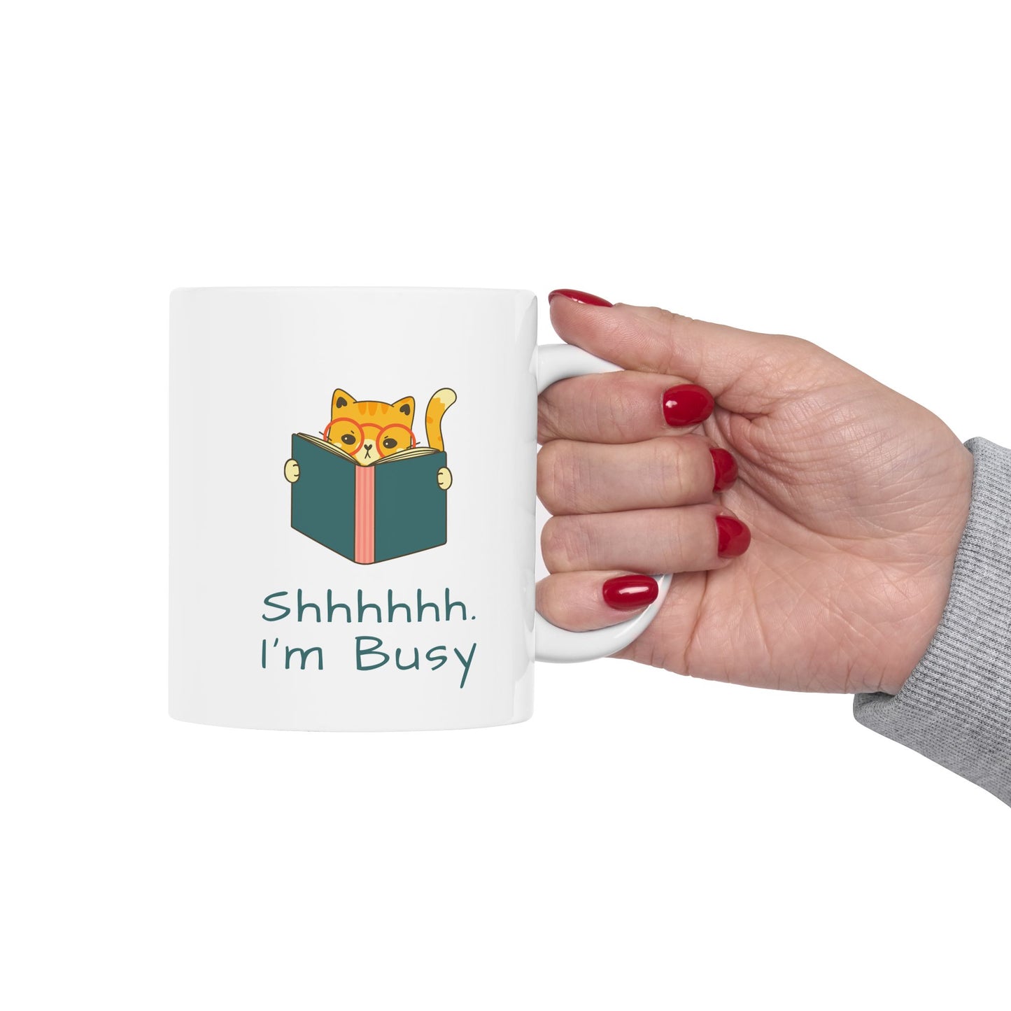 Shhhh... I'm Busy Ceramic Mug, (11oz, 15oz) - Free Shipping