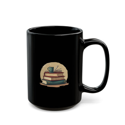 Books and Coffee - Black Mug (11oz, 15oz)