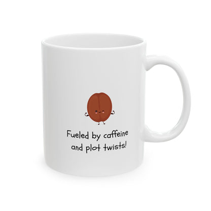 Bookworm Fuel - Ceramic Mug, (11oz, 15oz) - Free Shipping