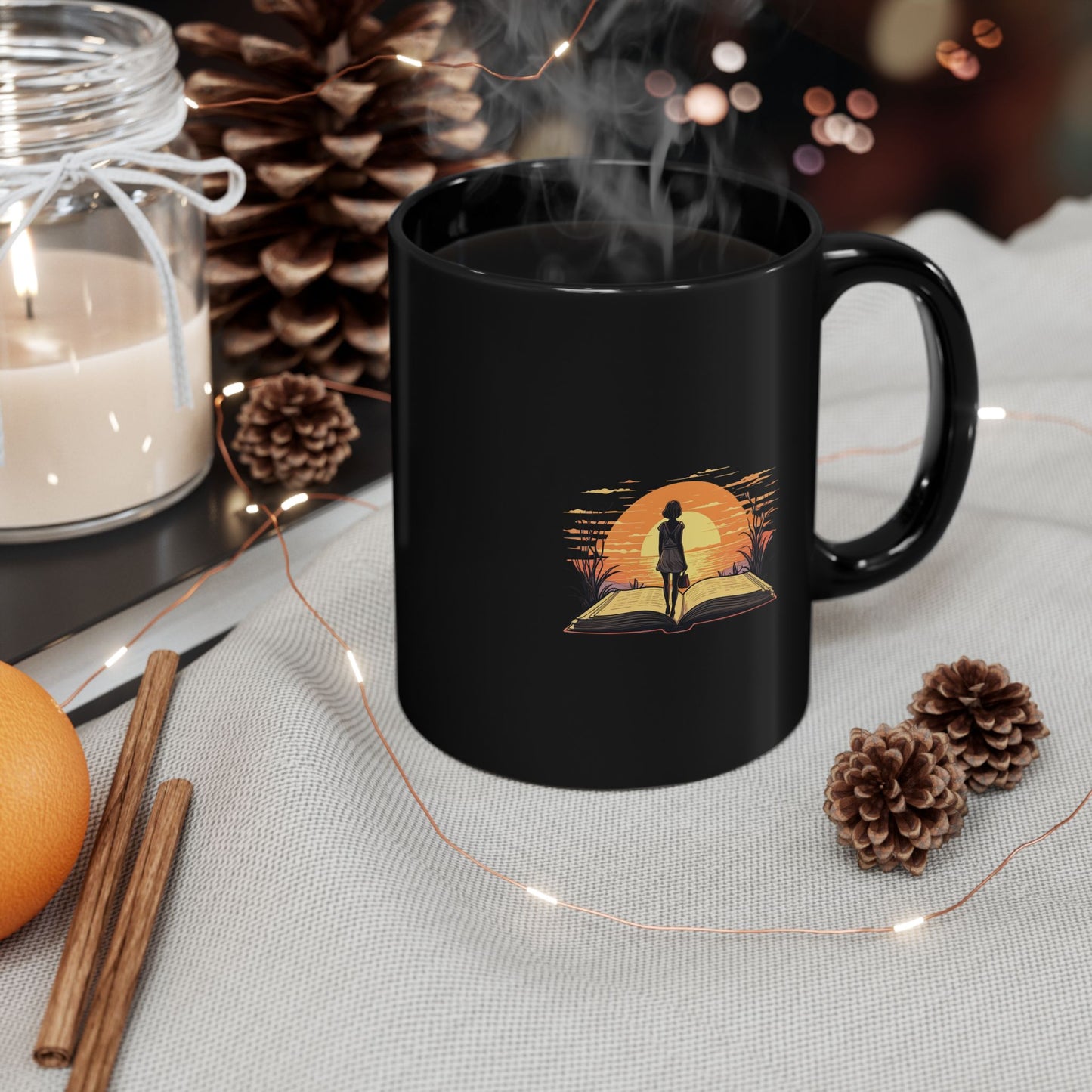 Getting lost for a while - Black Mug (11oz, 15oz)