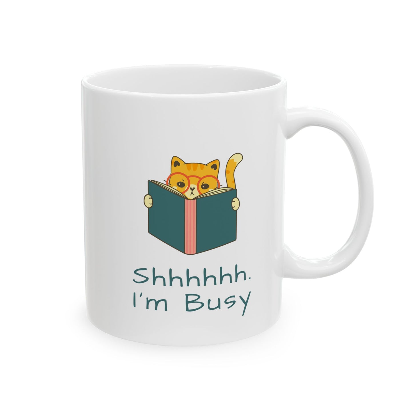 Shhhh... I'm Busy Ceramic Mug, (11oz, 15oz) - Free Shipping