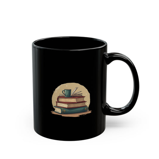 Books and Coffee - Black Mug (11oz, 15oz)